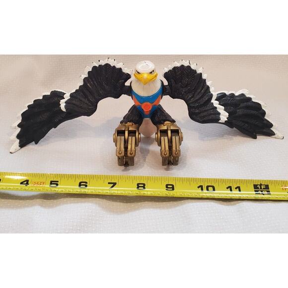 Vintage 2001 Swoop the Eagle Rescue Heroes Expandable Wings Retractable Claws - Picture 8 of 10